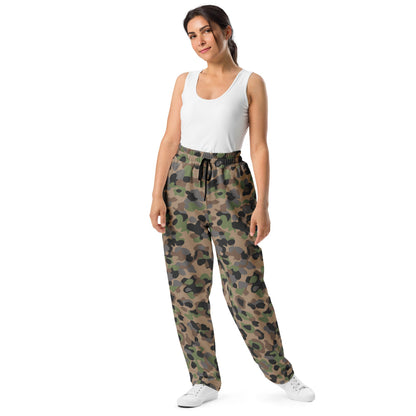 Austrian Pea Dot CAMO Wide-leg joggers - Unisex Joggers