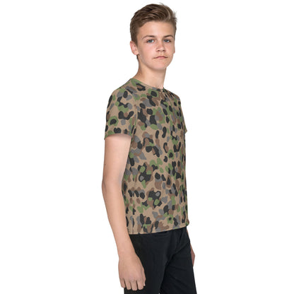 Austrian Pea Dot CAMO Youth crew neck t-shirt - Crew Neck T-shirt