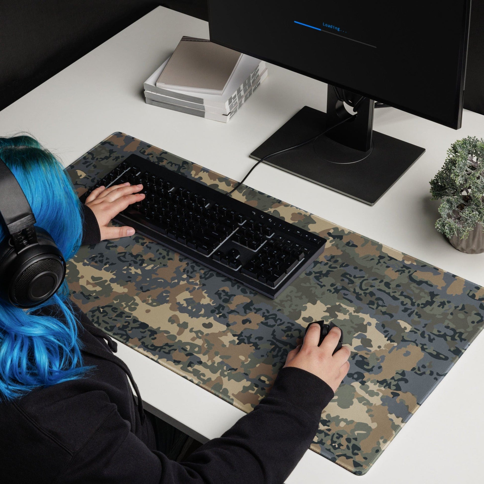 Austrian Tarnanzug CAMO Gaming mouse pad - 36″×18″ - Mouse Pad