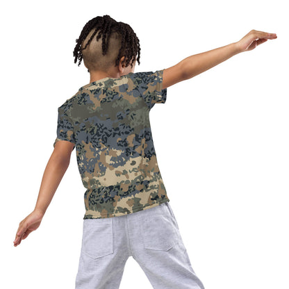 Austrian Tarnanzug CAMO Kids crew neck t-shirt - Crew Neck T-shirt