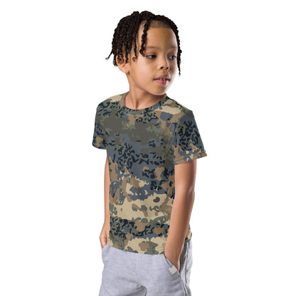 Austrian Tarnanzug CAMO Kids crew neck t-shirt - Crew Neck T-shirt