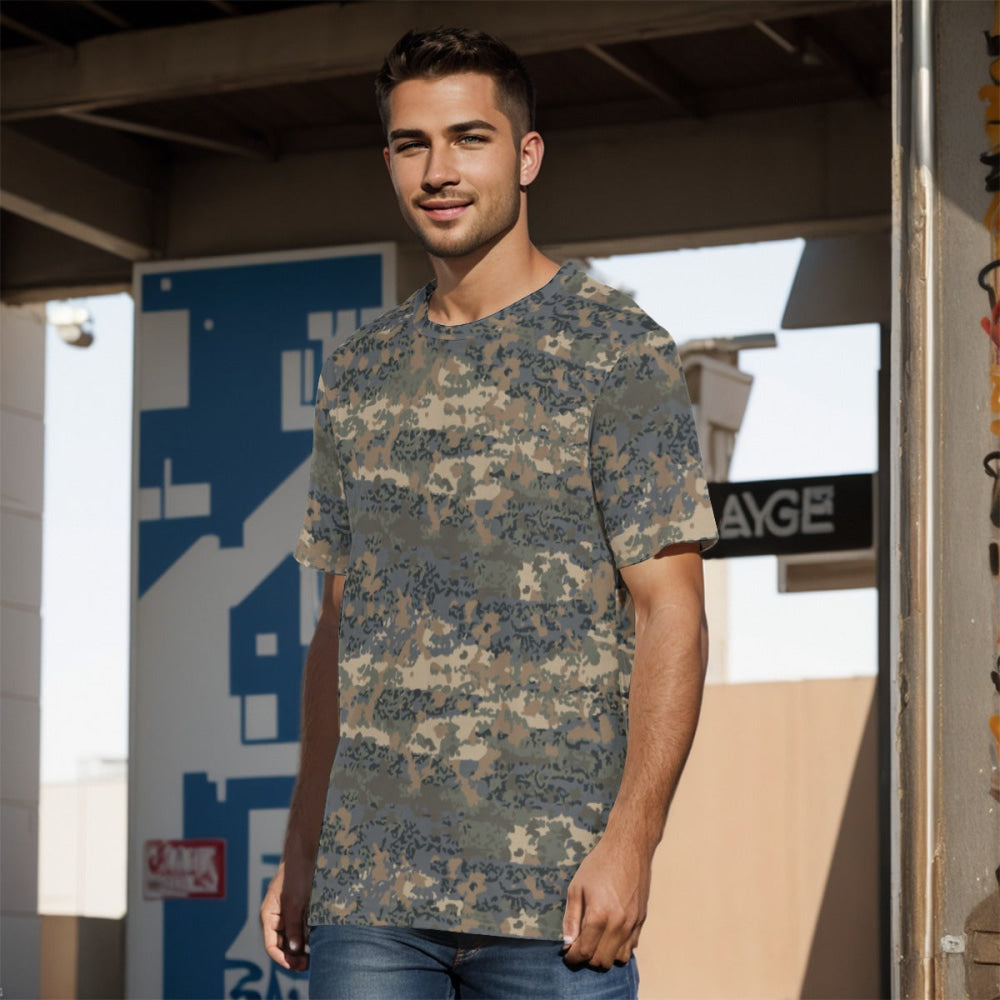 Austrian Tarnanzug CAMO Men’s 100% Cotton T-Shirt - Mens