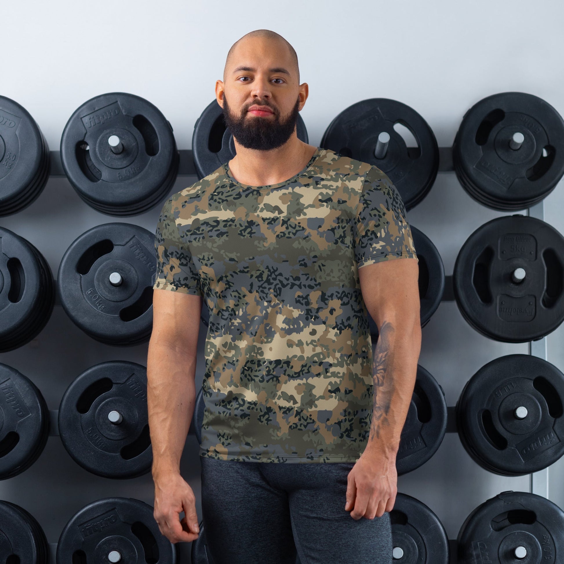 Austrian Tarnanzug CAMO Mens Athletic T-shirt - XS - T-Shirts