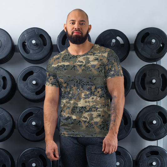 Austrian Tarnanzug CAMO Mens Athletic T-shirt - XS - T-Shirts