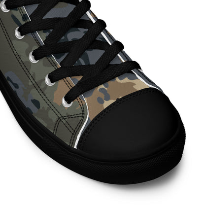 Austrian Tarnanzug CAMO Mens high top canvas shoes High Top Canvas Shoes