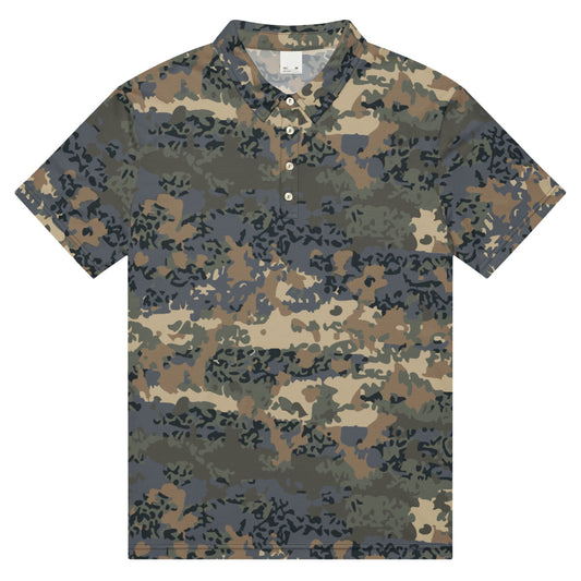 Austrian Tarnanzug CAMO Men’s slim fit polo - XS - Mens Slim Fit Polo