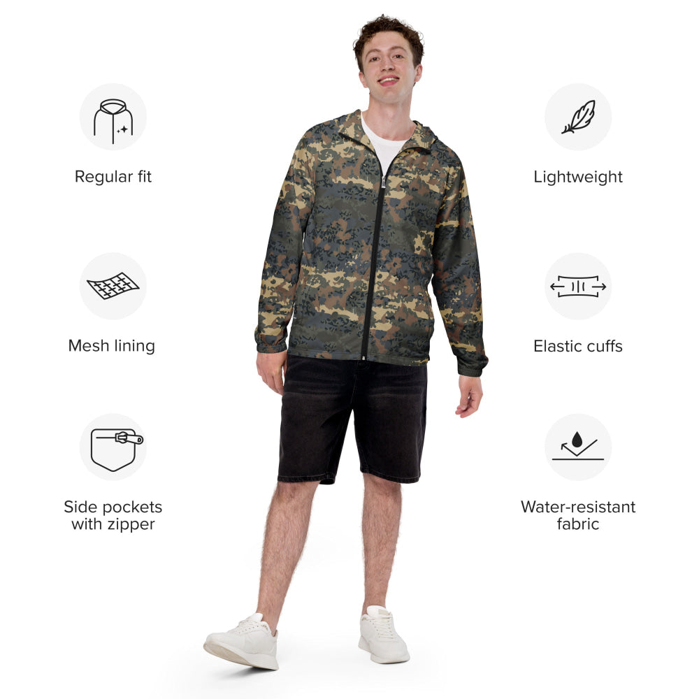 Austrian Tarnanzug CAMO Men’s windbreaker - Mens Windbreaker