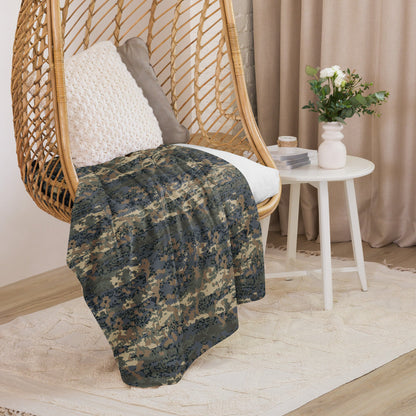 Austrian Tarnanzug CAMO Sherpa blanket - Blanket