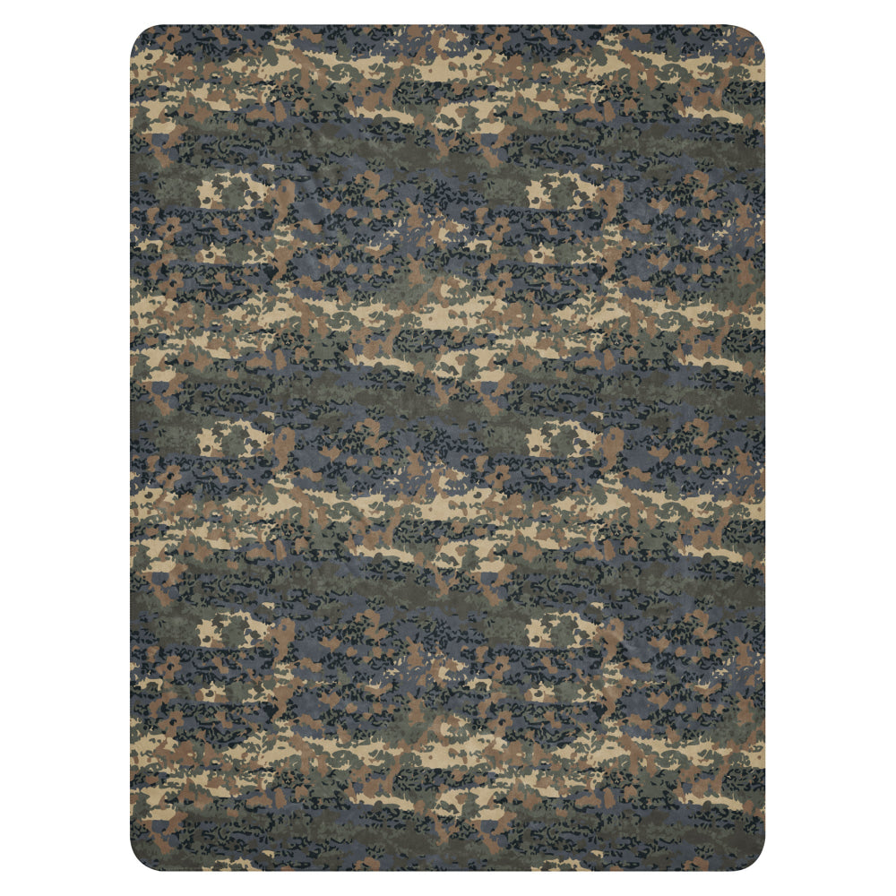 Austrian Tarnanzug CAMO Sherpa blanket - Blanket