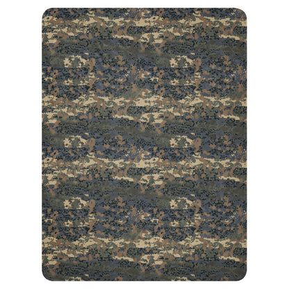 Austrian Tarnanzug CAMO Sherpa blanket - Blanket