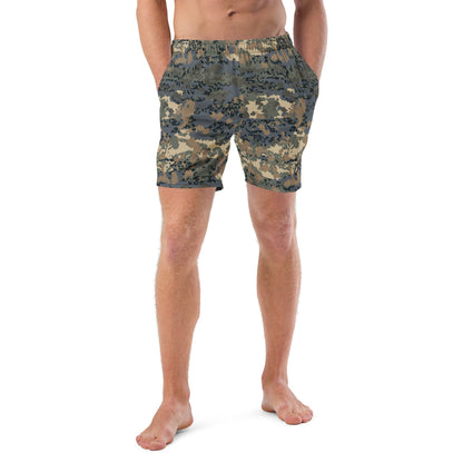 Austrian Tarnanzug CAMO swim trunks - 2XS - Mens Swim Trunks