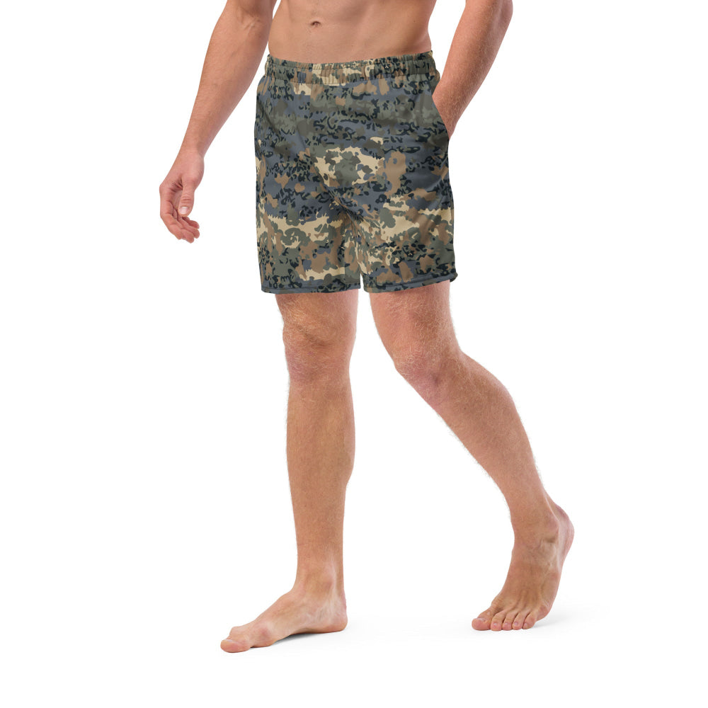 Austrian Tarnanzug CAMO swim trunks - Mens Swim Trunks