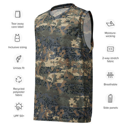 Austrian Tarnanzug CAMO unisex basketball jersey Basketball Jerseys