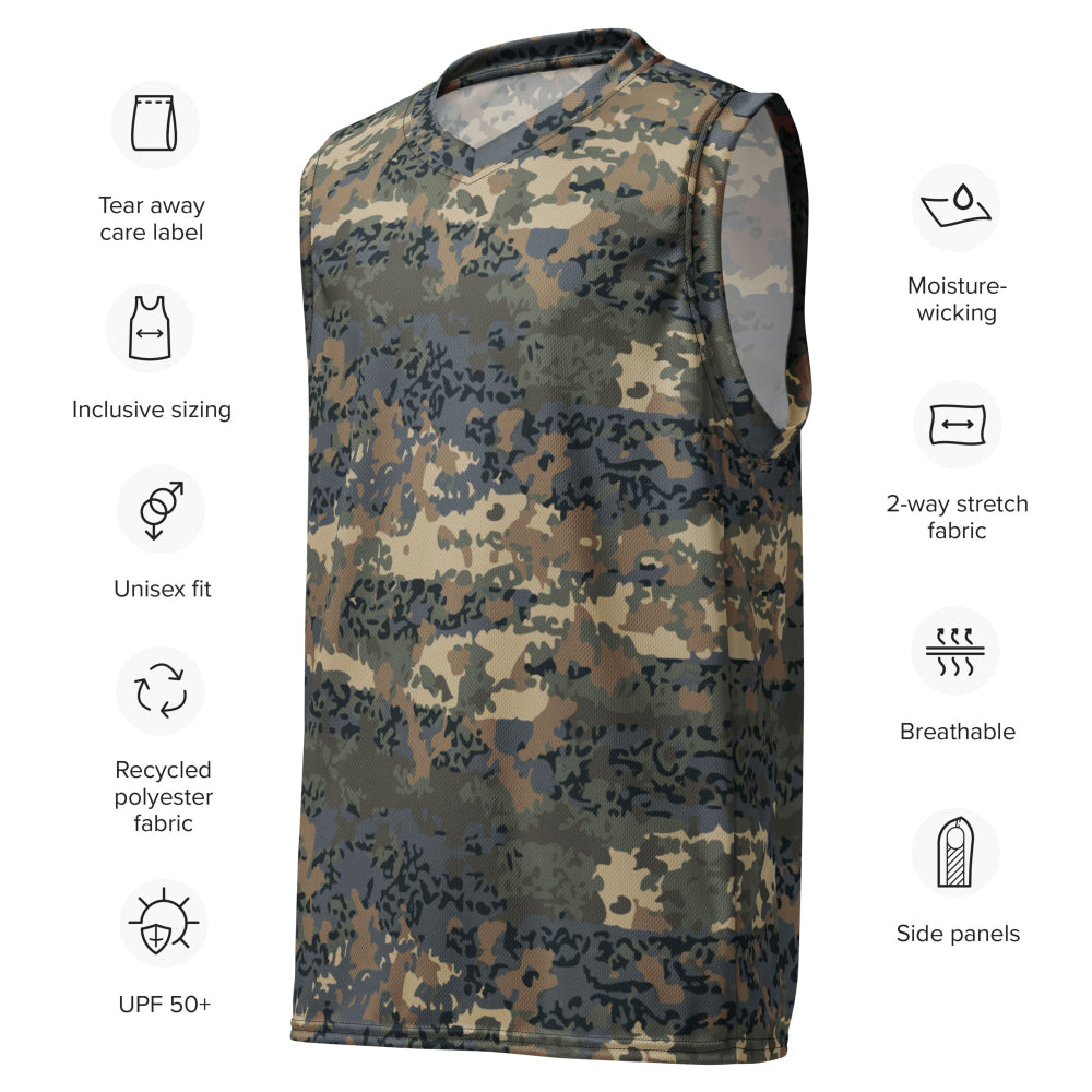 Austrian Tarnanzug CAMO unisex basketball jersey - Unisex Basketball Jersey