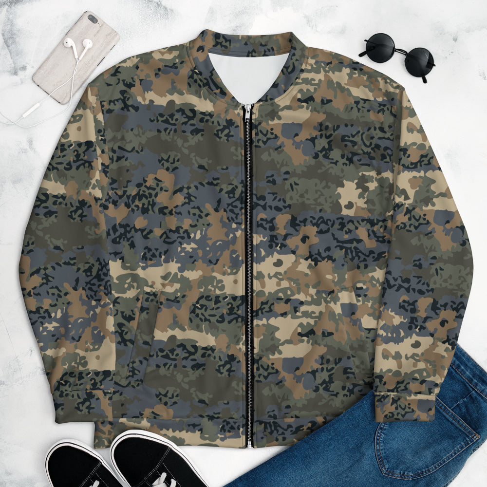 Austrian Tarnanzug CAMO Unisex Bomber Jacket