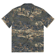 Tarnanzug Alpine CAMO Unisex Short-Sleeve Button Shirt - 2XS - Button-Up