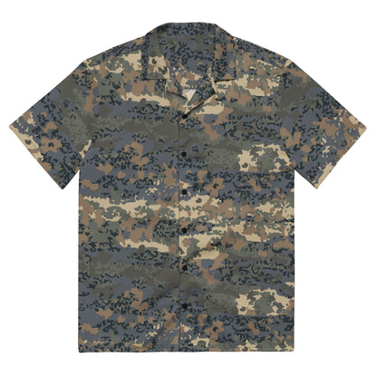 Austrian Tarnanzug CAMO Unisex button shirt - 2XS - Button Shirt