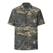 Tarnanzug Alpine CAMO Unisex Short-Sleeve Button Shirt - Button-Up
