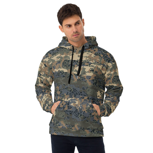 Austrian Tarnanzug CAMO Unisex Hoodie - 2XS