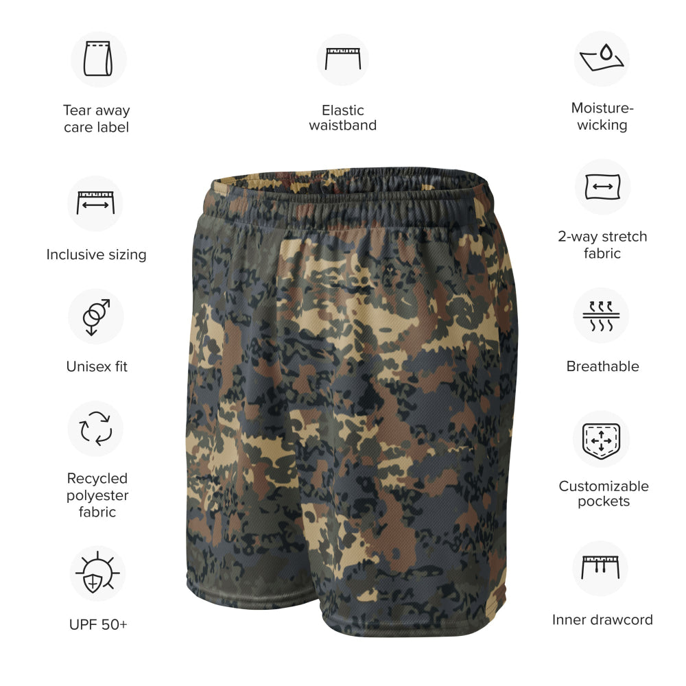 Austrian Tarnanzug CAMO Unisex mesh shorts - Mesh Shorts