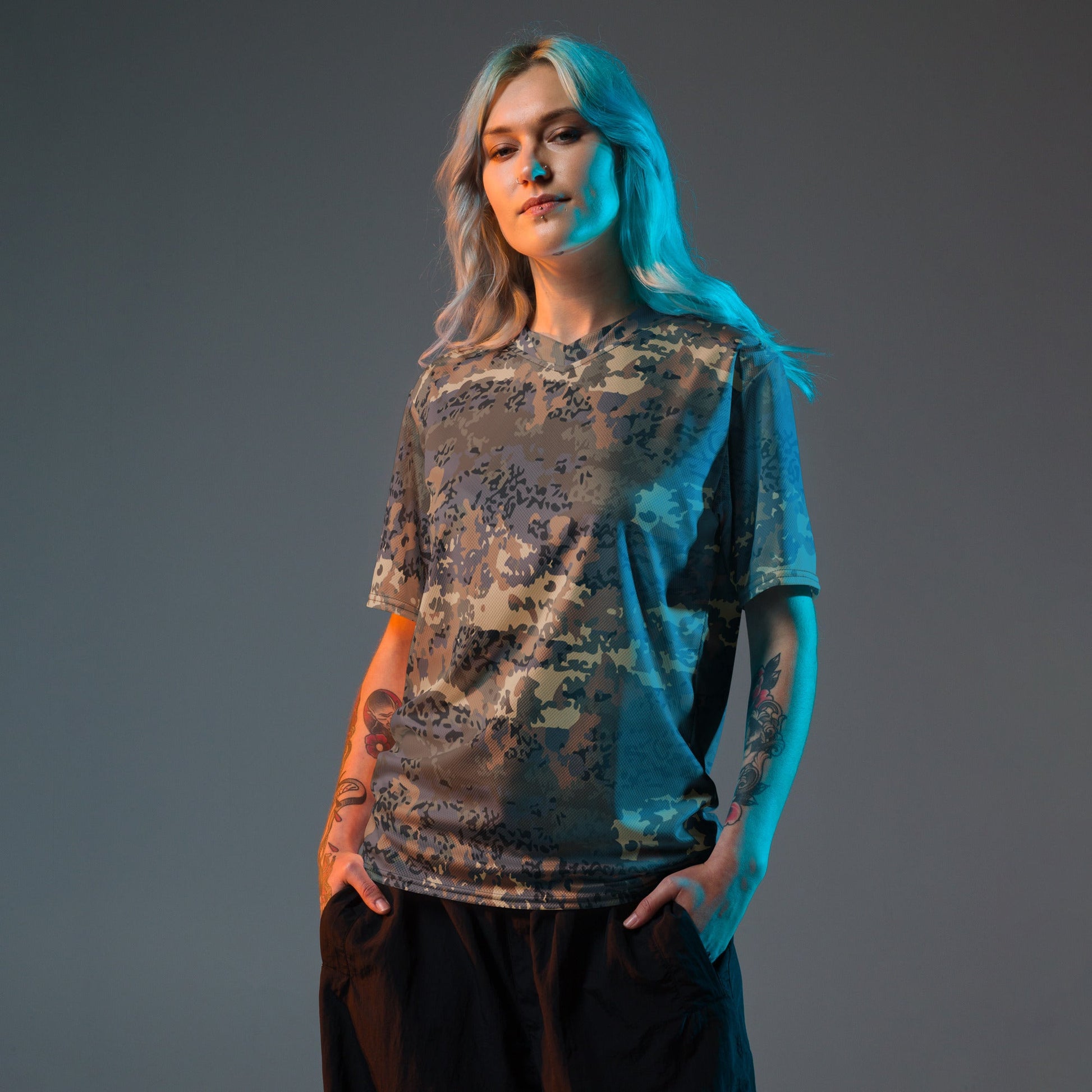 Austrian Tarnanzug CAMO unisex sports jersey Sports Jerseys