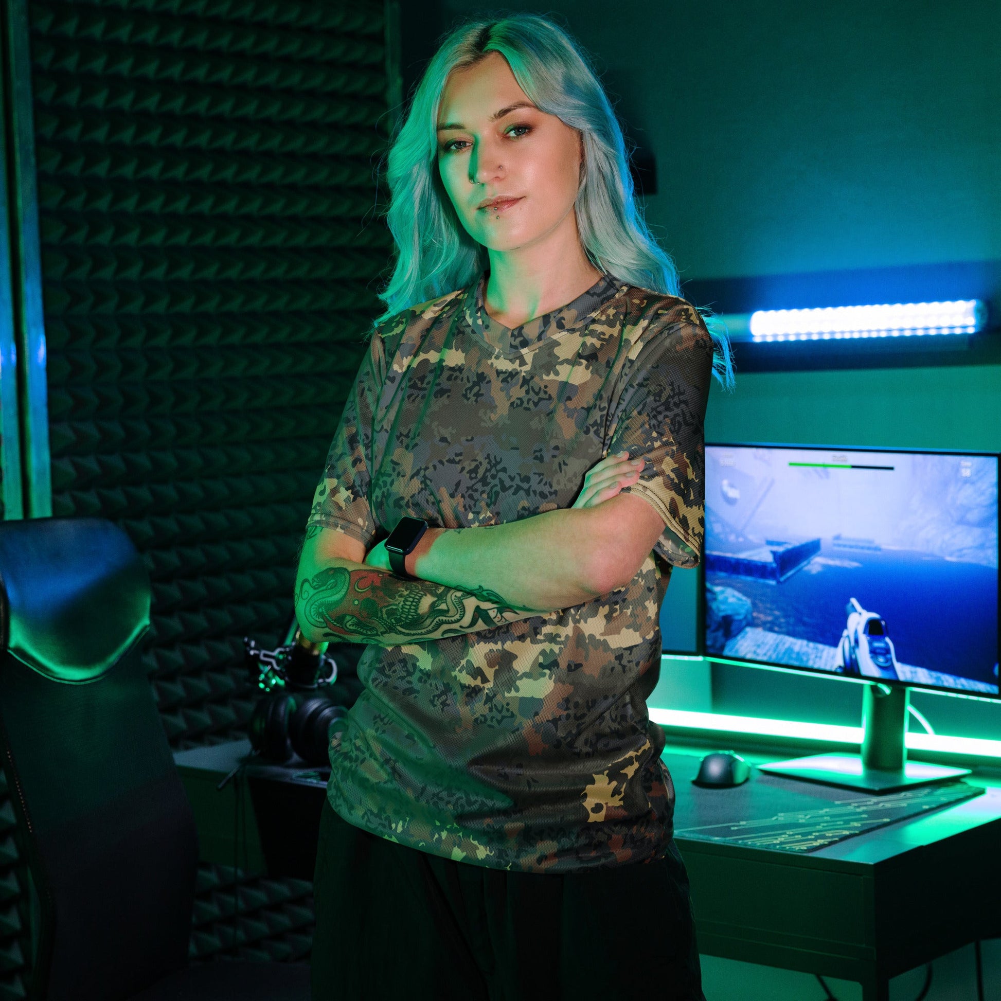 Austrian Tarnanzug CAMO unisex sports jersey Sports Jerseys