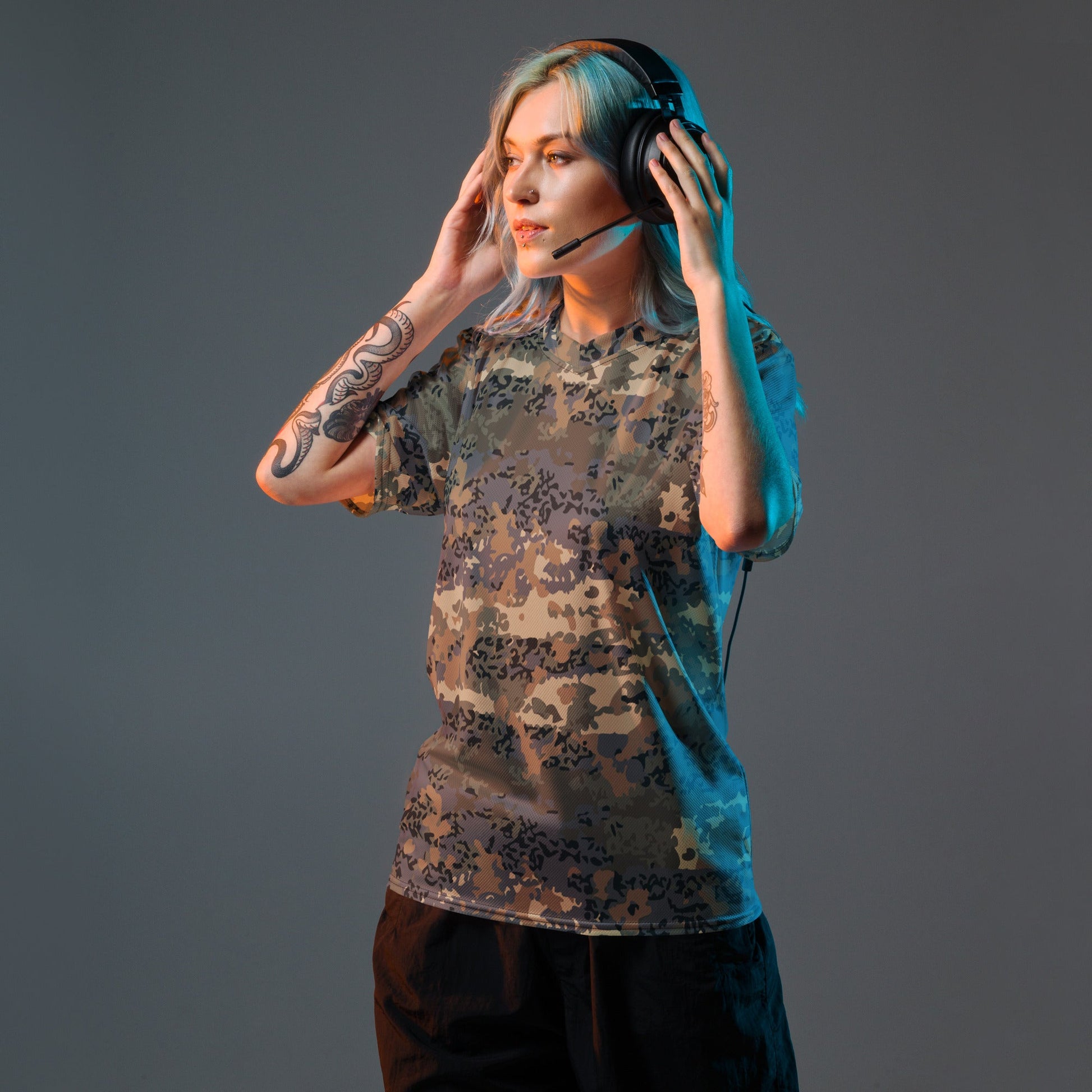 Austrian Tarnanzug CAMO unisex sports jersey Sports Jerseys