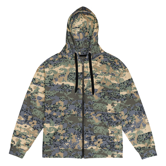 Austrian Tarnanzug CAMO Unisex zip hoodie 2XS Zip Hoodies