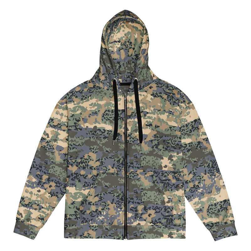 Tarnanzug Alpine CAMO Unisex Zip Hoodie - 2XS