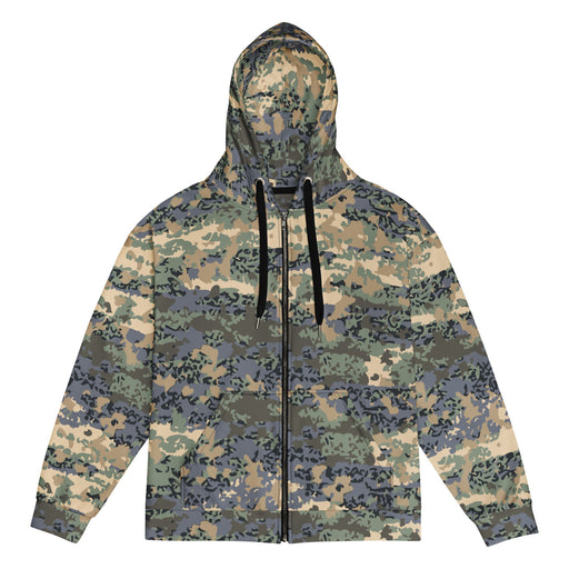 Tarnanzug Alpine CAMO Unisex Zip Hoodie - 2XS