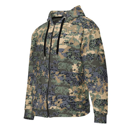 Austrian Tarnanzug CAMO Unisex zip hoodie Zip Hoodies