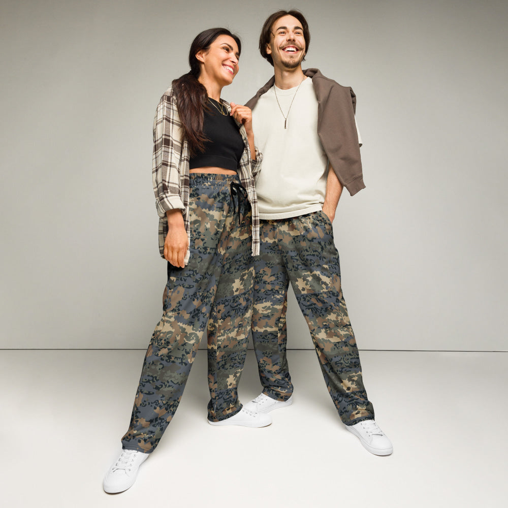 Austrian Tarnanzug CAMO Wide-leg joggers - 2XS - Unisex Joggers