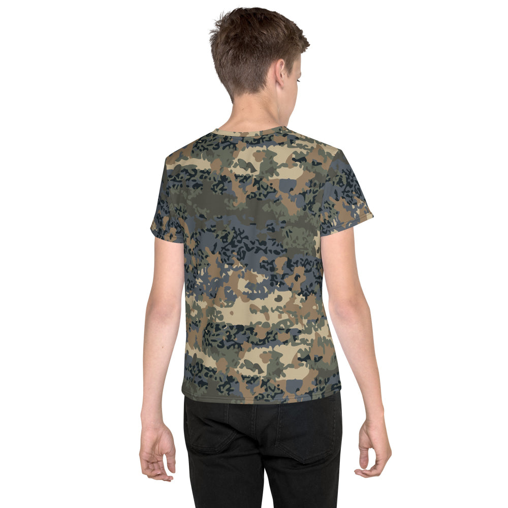 Austrian Tarnanzug CAMO Youth crew neck t-shirt - Crew Neck T-shirt