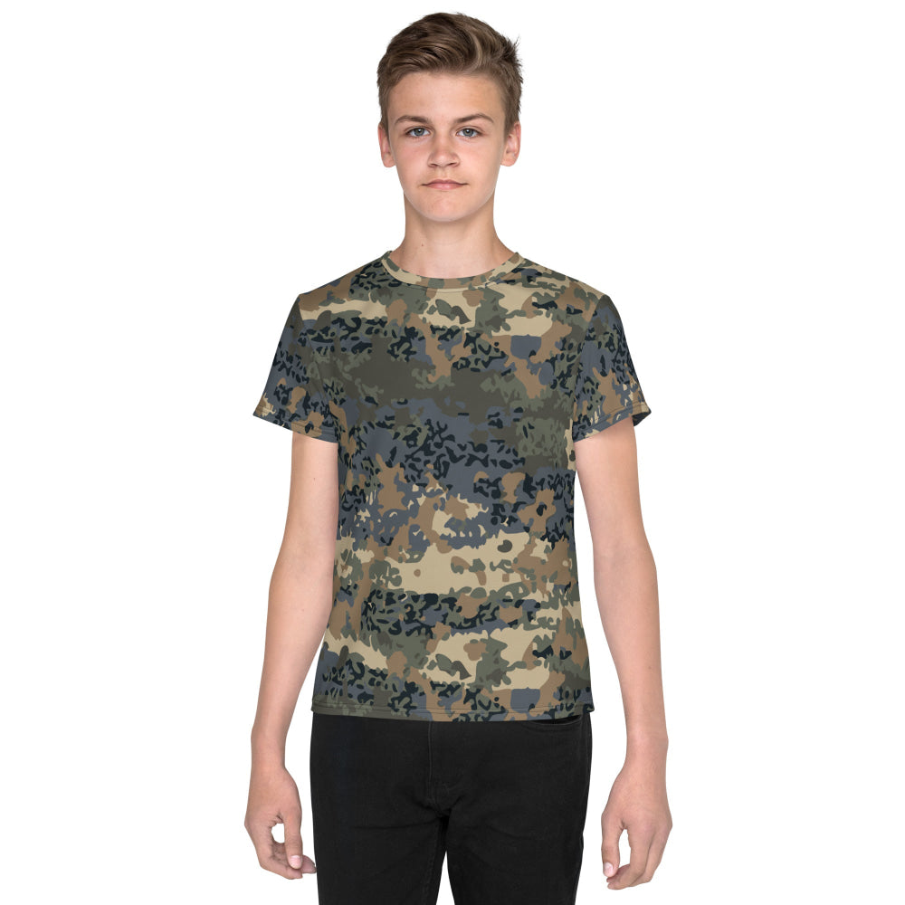 Austrian Tarnanzug CAMO Youth crew neck t-shirt - 8 - Crew Neck T-shirt