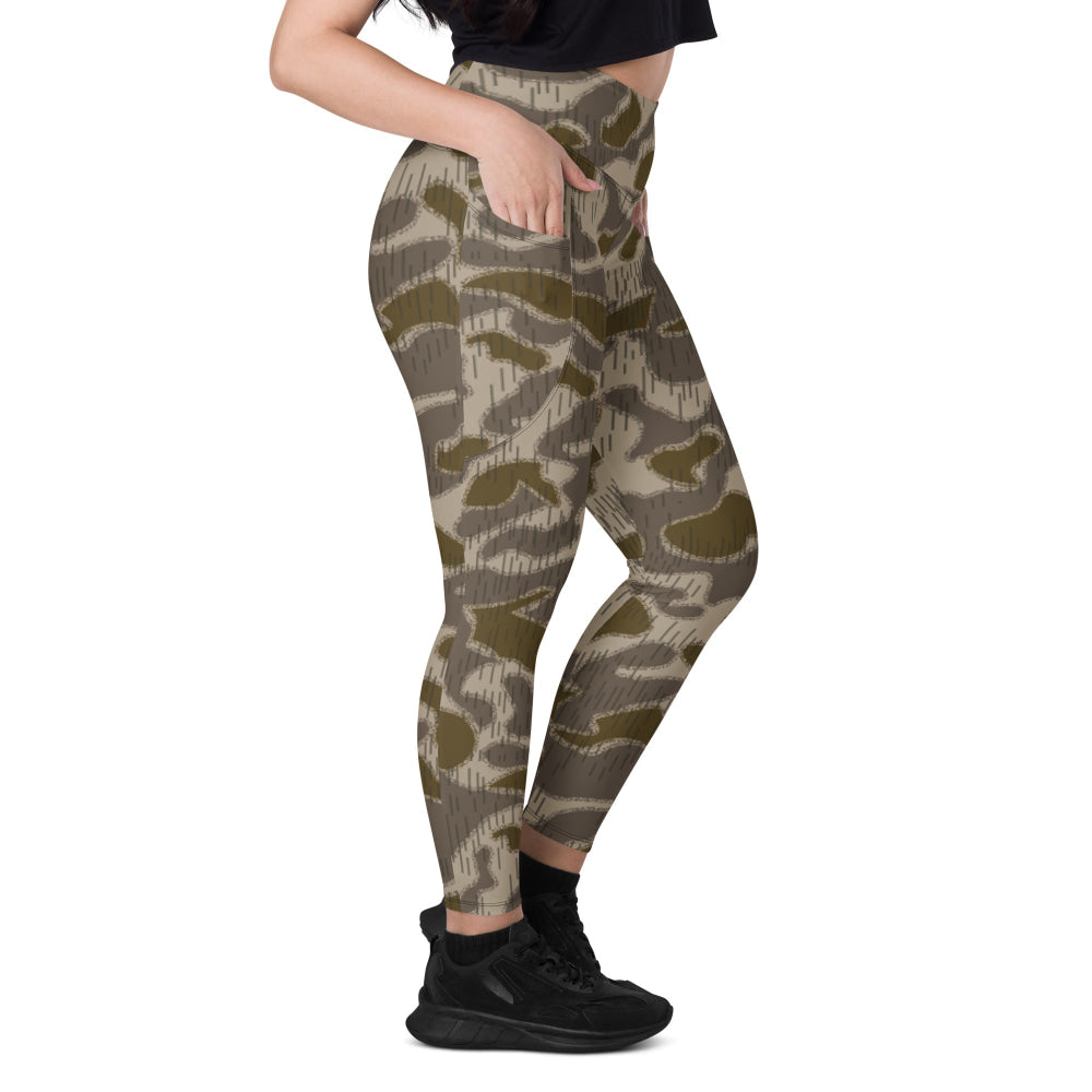 Austrian Zeltbahn Steintarn CAMO Leggings with pockets - Womens With Pockets