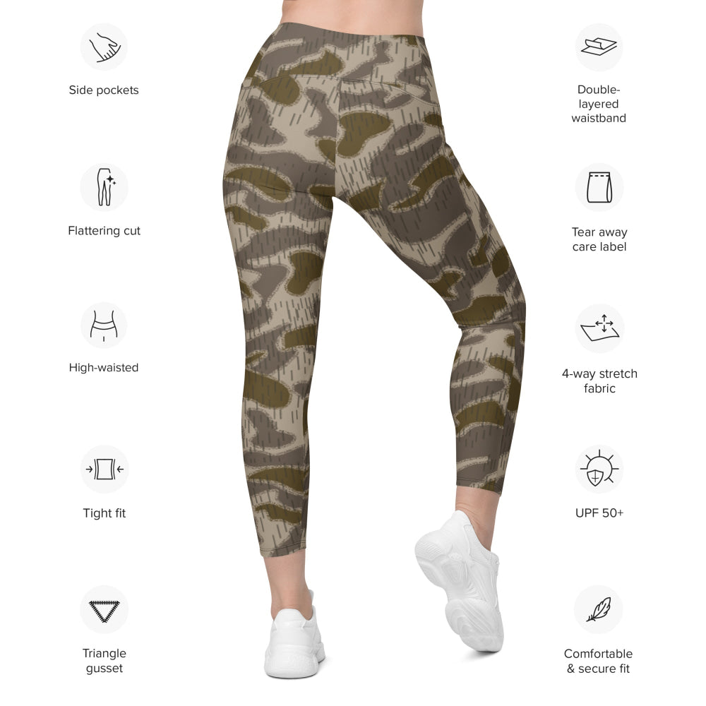 Austrian Zeltbahn Steintarn CAMO Leggings with pockets - Womens With Pockets