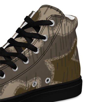 Austrian Zeltbahn Steintarn CAMO Men’s high top canvas shoes - Mens High Top Canvas Shoes