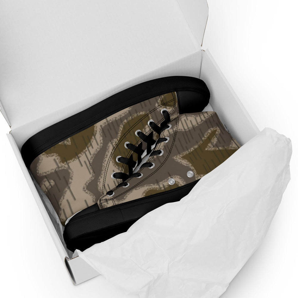 Austrian Zeltbahn Steintarn CAMO Men’s high top canvas shoes - Mens High Top Canvas Shoes