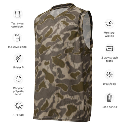 Austrian Zeltbahn Steintarn CAMO unisex basketball jersey - Unisex Basketball Jersey