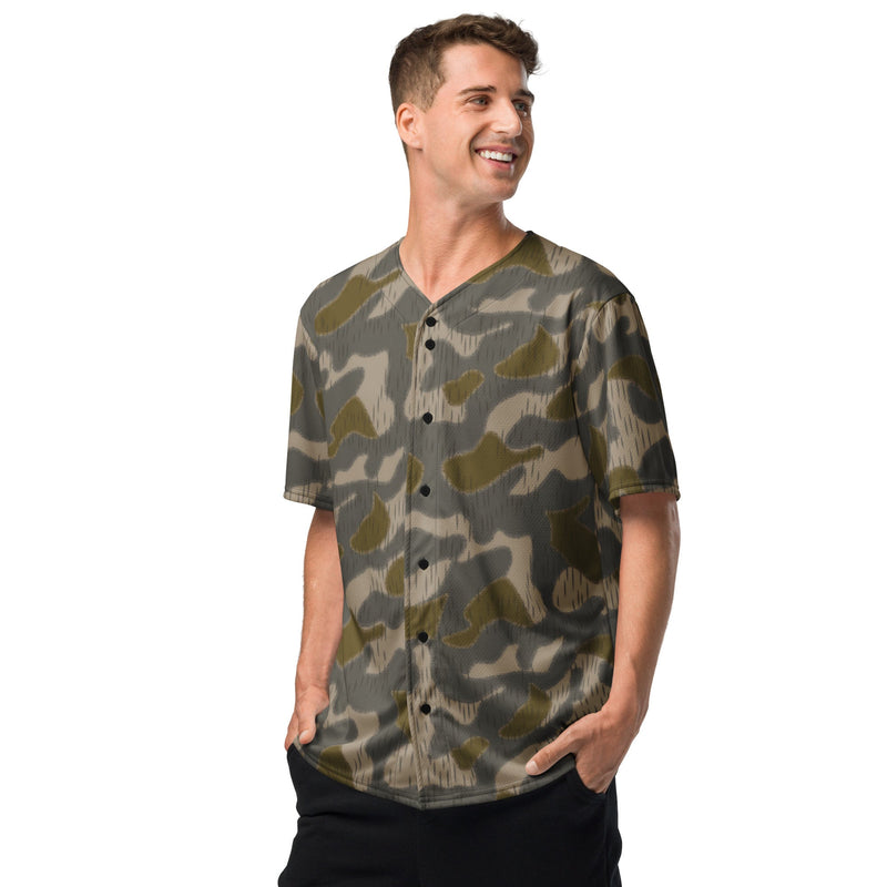 Sumpfmuster Zeltbahn Marsh CAMO Unisex Baseball Jersey
