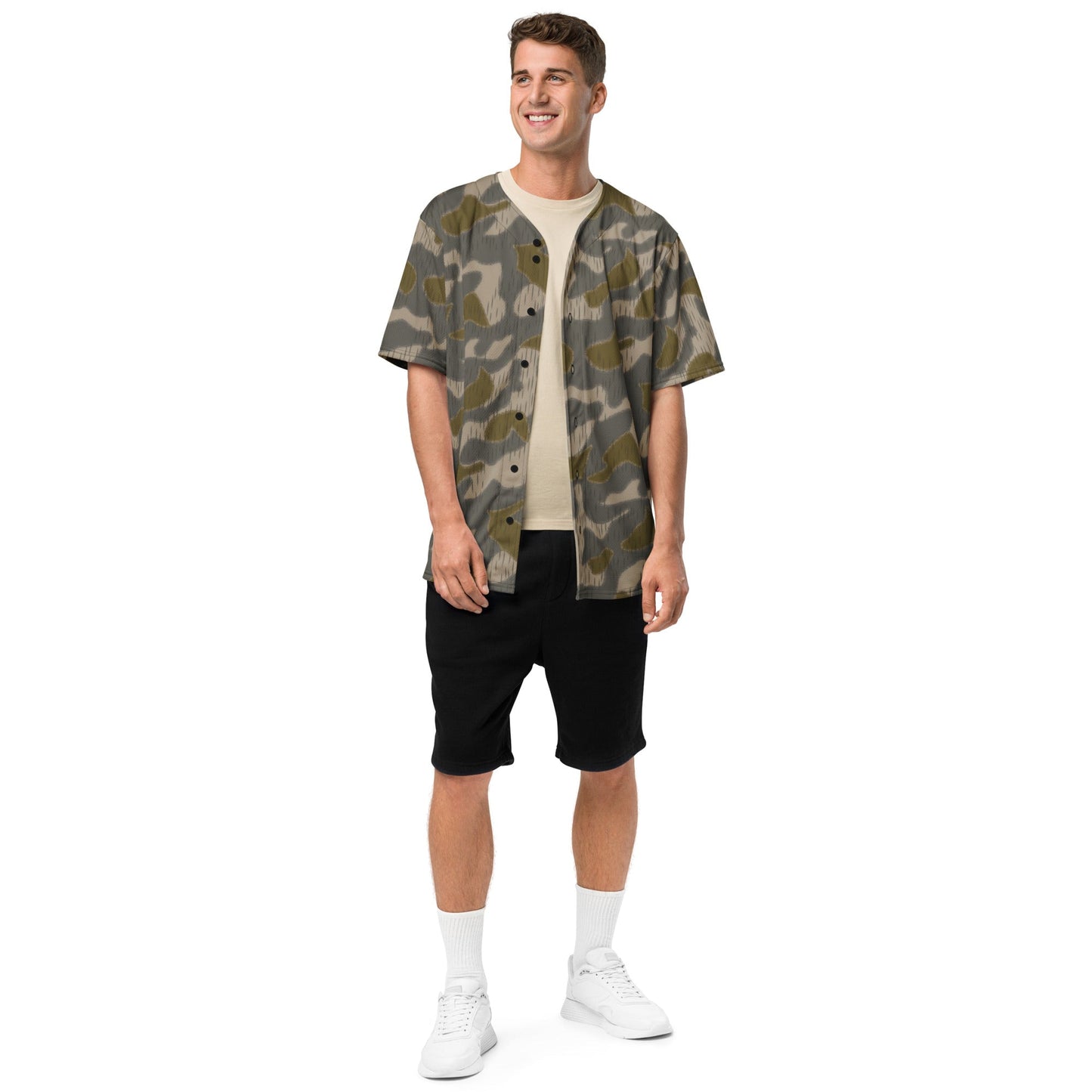 Austrian Zeltbahn Sumpfmuster Marsh CAMO baseball jersey - Baseball Jerseys