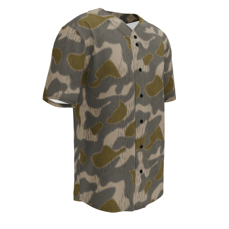 Sumpfmuster Zeltbahn Marsh CAMO Unisex Baseball Jersey