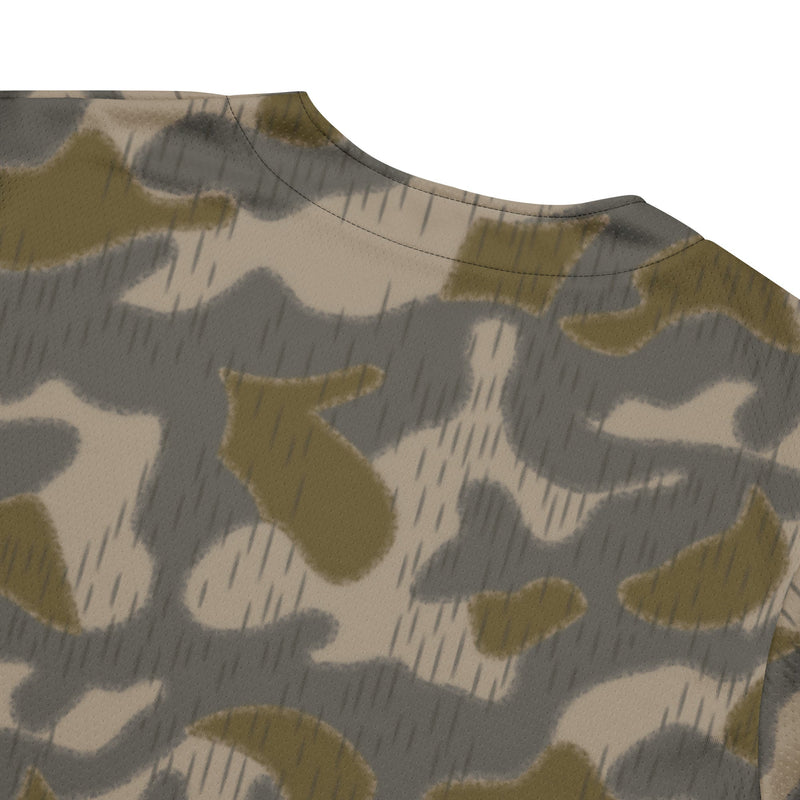 Sumpfmuster Zeltbahn Marsh CAMO Unisex Baseball Jersey