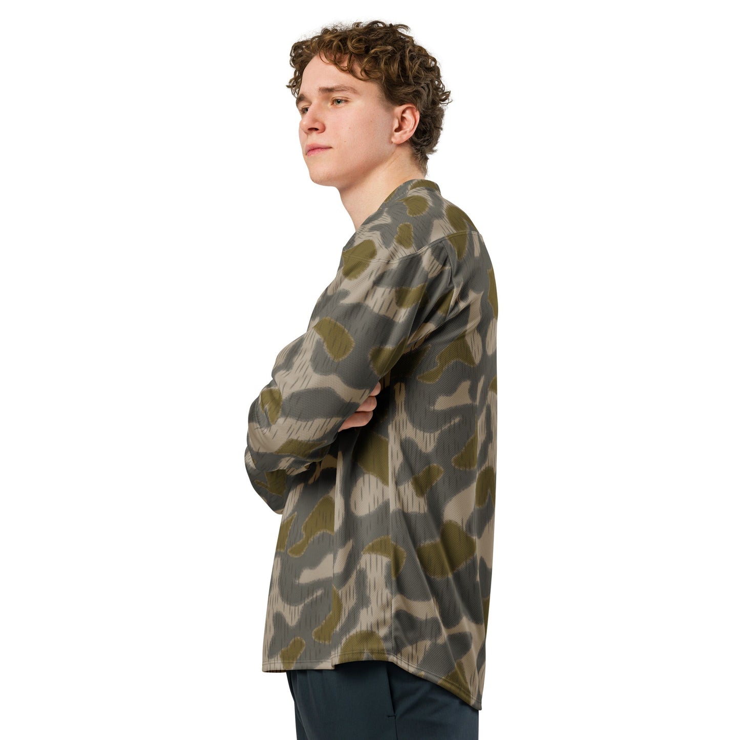 Austrian Zeltbahn Sumpfmuster Marsh CAMO hockey fan jersey - 2XS - Hockey Jerseys