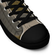 Sumpfmuster Zeltbahn Marsh CAMO Mens High-Top Canvas Shoes