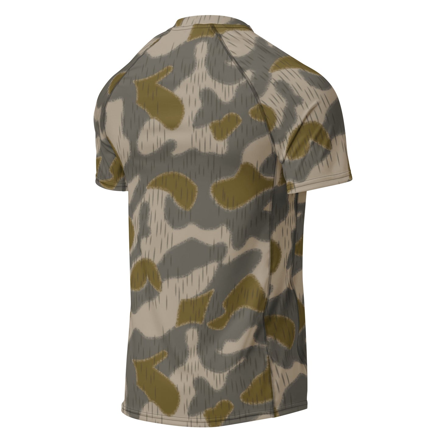 Austrian Zeltbahn Sumpfmuster Marsh CAMO Mens Short-Sleeve Rash Guard - Short-sleeve Guards