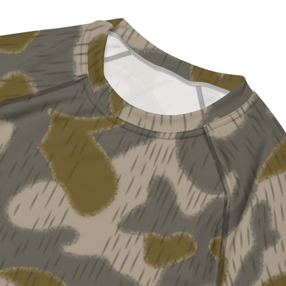 Austrian Zeltbahn Sumpfmuster Marsh CAMO Mens Short-Sleeve Rash Guard - Short-sleeve Guards