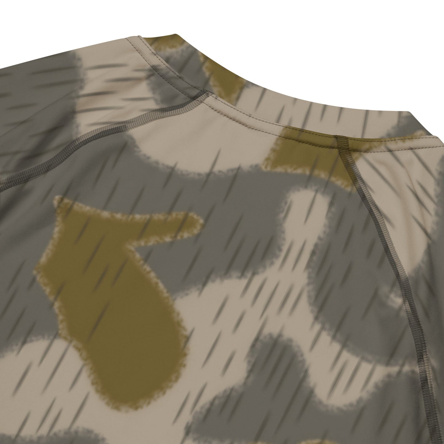 Austrian Zeltbahn Sumpfmuster Marsh CAMO Mens Short-Sleeve Rash Guard - Short-sleeve Guards