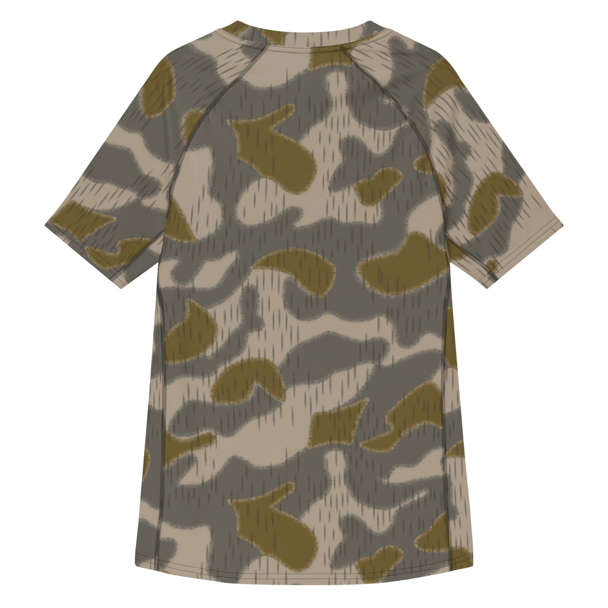Austrian Zeltbahn Sumpfmuster Marsh CAMO Mens Short-Sleeve Rash Guard - Short-sleeve Guards