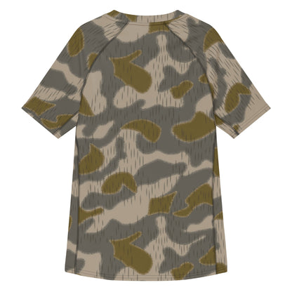 Austrian Zeltbahn Sumpfmuster Marsh CAMO Mens Short-Sleeve Rash Guard - Short-sleeve Guards